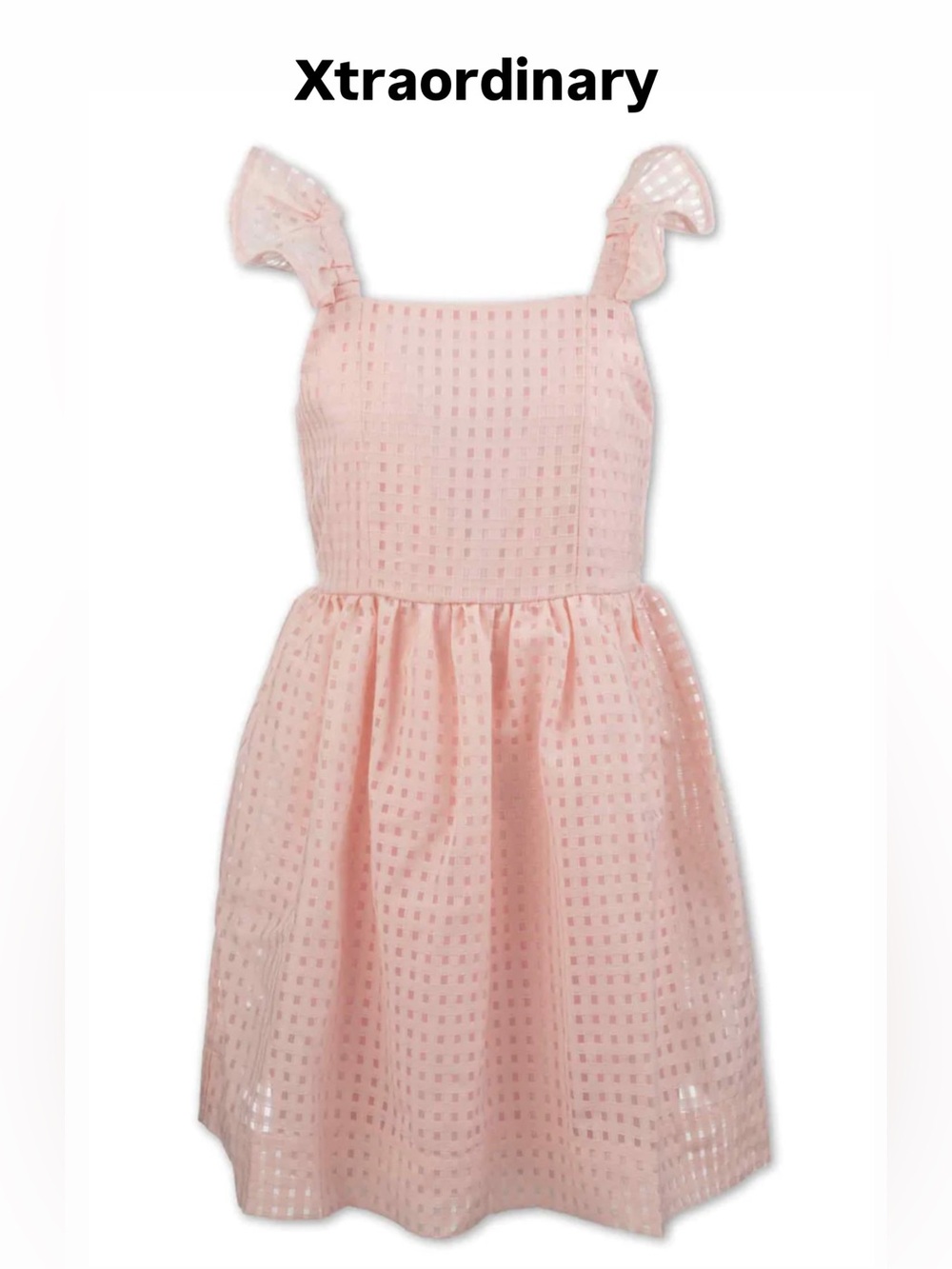Xtraordinary Girls Size 16
Pale Pink Ruffle Strap Dress
